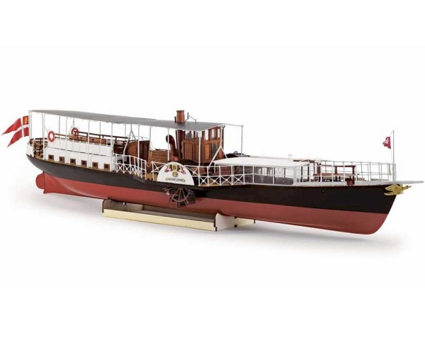 S/S Hjejlen Dampfschiff RC Baukasten 1:33
