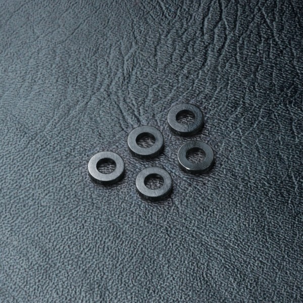 Beilagscheibe Alu 3x5.5x1.0mm schwarz (5 Stück)
