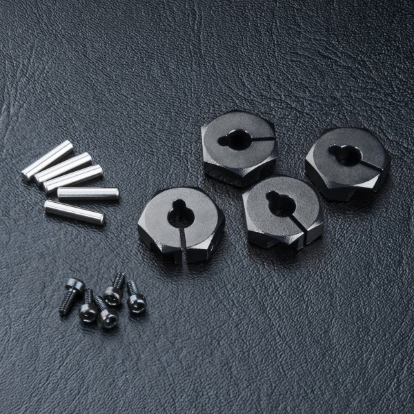 Radmitnehmer Alu 4mm schwarz (4 Stück)