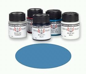 Mediterran blau 22 ml Billing Boats Acryl Farben