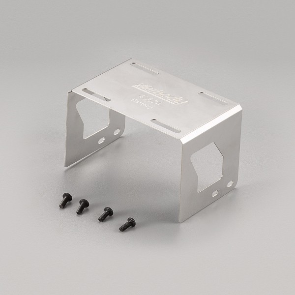Akkuhalterung Edelstahl Axial SCX10