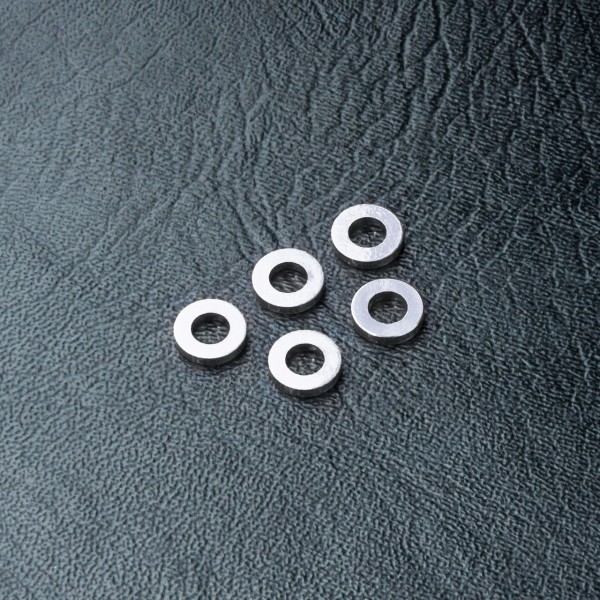 Beilagscheibe Alu 3x5.5x1.0mm silber (5 Stück)