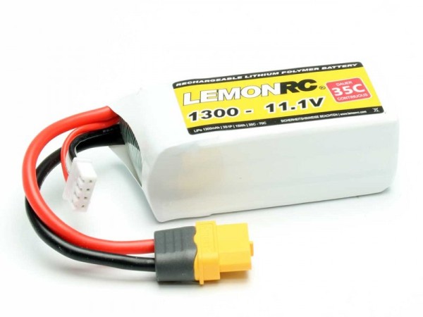 LiPo Akku LEMONRC 1300 - 11.1V (35C)
