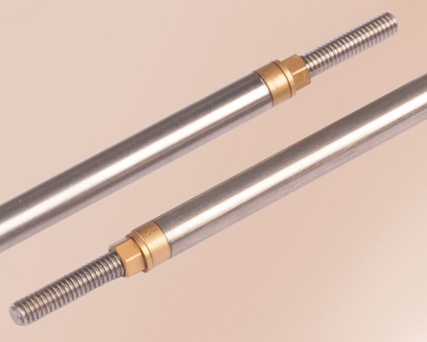 Fine Line marine shaft 102 mm, M4 thread on both ends
