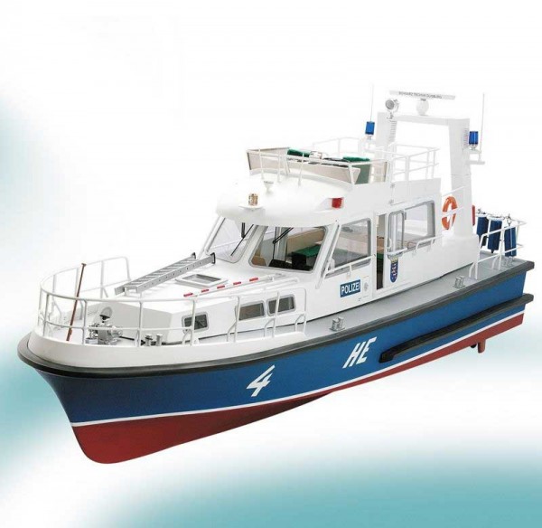 Polizeiboot HE 4 GFK Baukasten 1:20