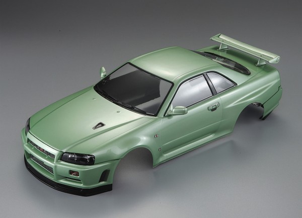 Nissan Skyline R34 Champagner Grün 195mm lackiert