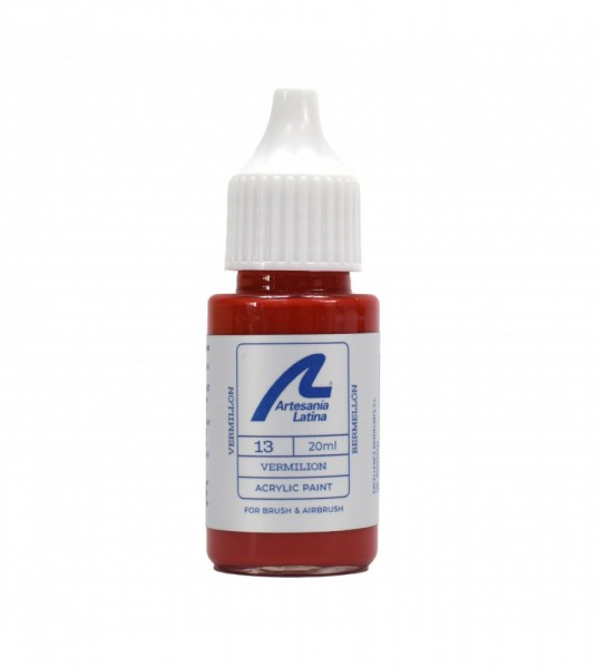 Water-based paint 20 ml - Vermilion