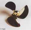 C-Type Propeller 3 Blatt M3 35mm R