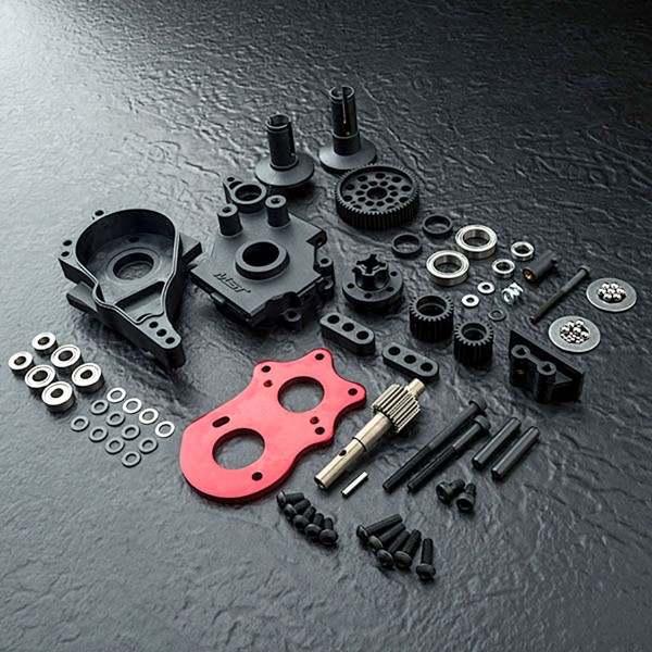 RMX 2.0 Spur rear gearbox set (black)
