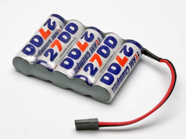 NiMH Receiver Battery 6.0V 2700mAh AA