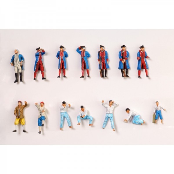 metal figures L Hermione La Fayette