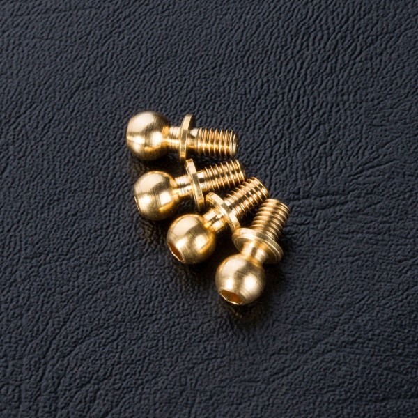 Kugelkopf Messing 4.8mm M3x4.5mm (4 Stück)