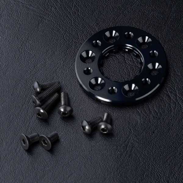 Motorkühlkörper Scheibe 3mm Alu schwarz