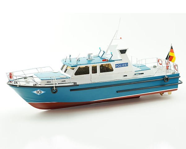 Police Boat WSP10 RC Model Kit ABS 1:20