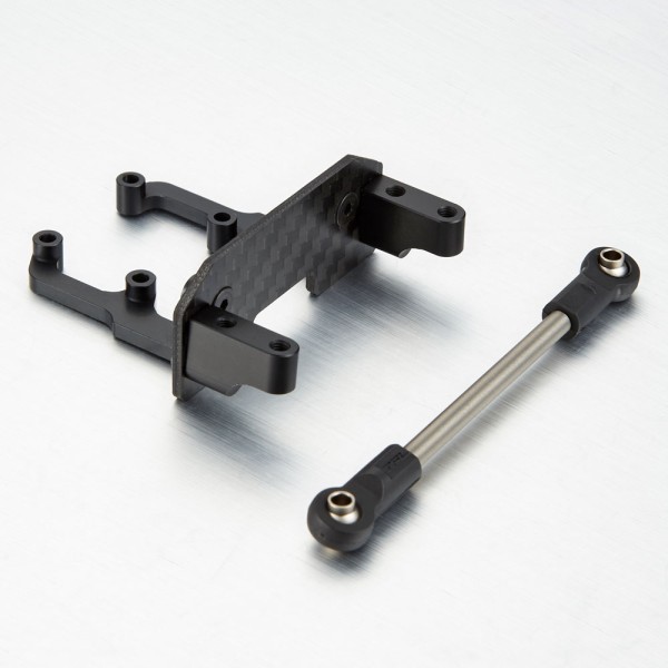 Servohalter auf Achse mit Lenkstange SCX10 II Upgrade