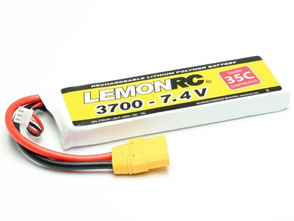 LiPo Akku LemonRC 3700 - 7.4V (35C)