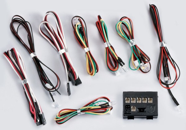 LED light set with 12 LED incl. controller box