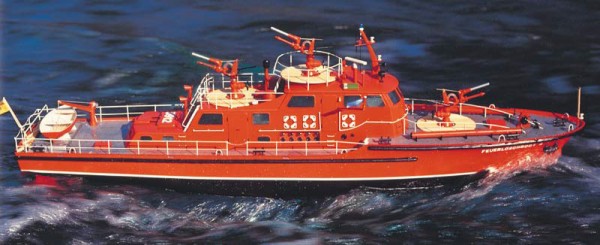 Feuerlöschboot Düsseldorf RC ABS Bausatz 1:25