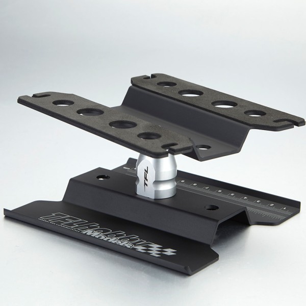 Auto Montagestand 1/10 drehbar schwarz eloxiert