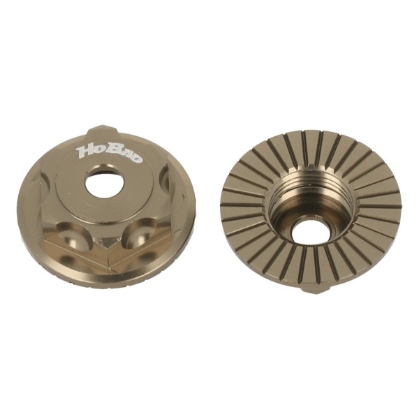Radmuttern geschlossen bronze (2 Stk.)