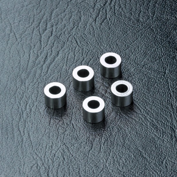 Distanzbuchse Alu 3x5.5x4.0mm silber