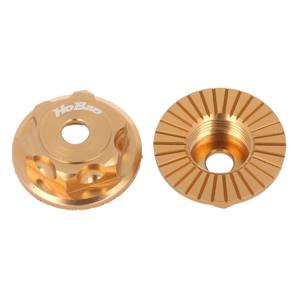 Radmuttern geschlossen gold (2 Stk.)