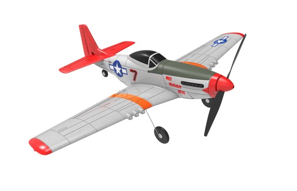 MDX Mustang P-51D electric motor RTF incl. 6-axis flight stabilisation 400mm