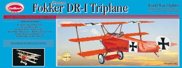 Fokker DR-I Triplane Bausatz