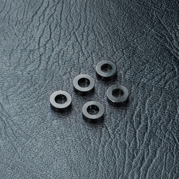 Beilagscheibe Alu 3x5.5x2.0mm schwarz (5 Stück)