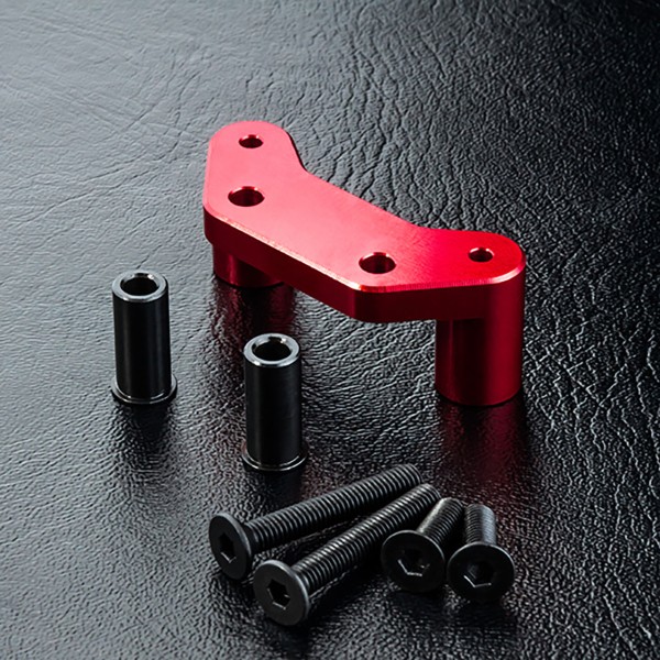 Lenkhebelhalter Alu rot