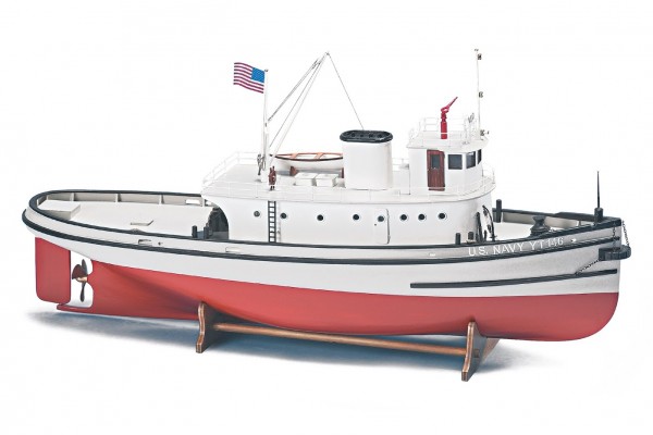 US Navy YT146 HOGA Schlepper Bausatz 1:50 Holz