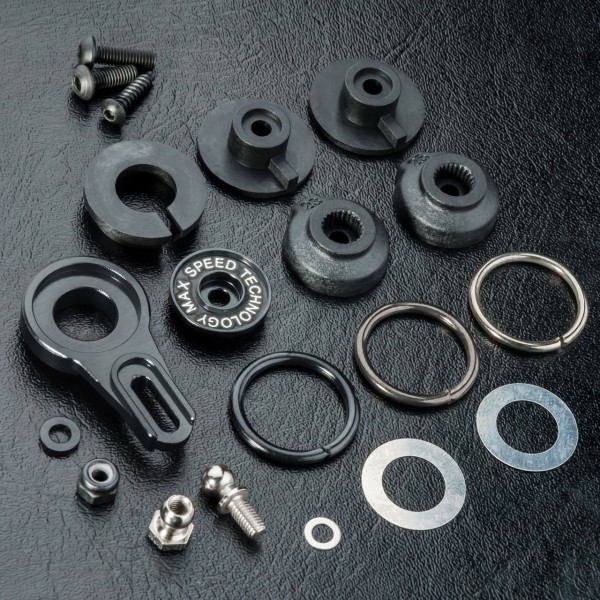 Servo Saver 8-fach verstellbar Alu schwarz