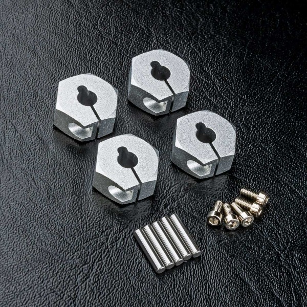 Radmitnehmer Alu 6mm silber (4 Stück)
