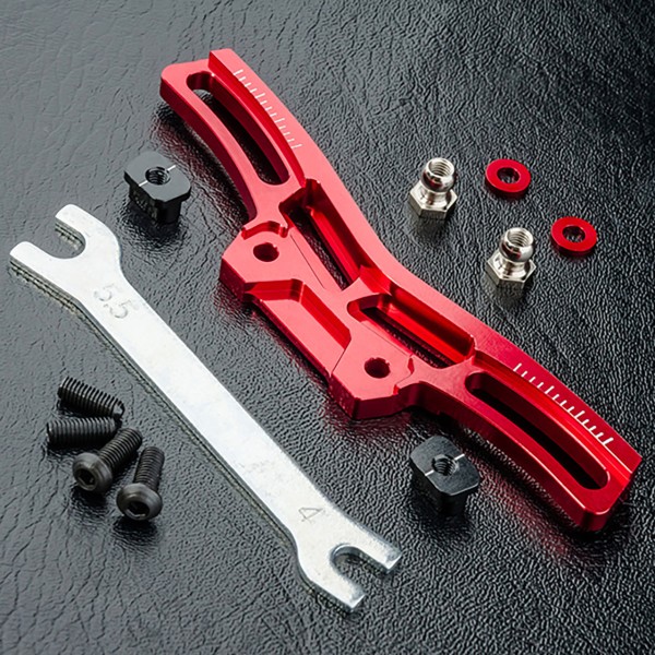 Dämpferbrücke Alu rot vorne RMX 2.0
