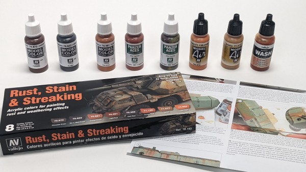 Farben Set Rost und Schmutz
