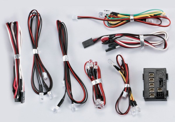 LED light set with 18 LEDs incl. controller box